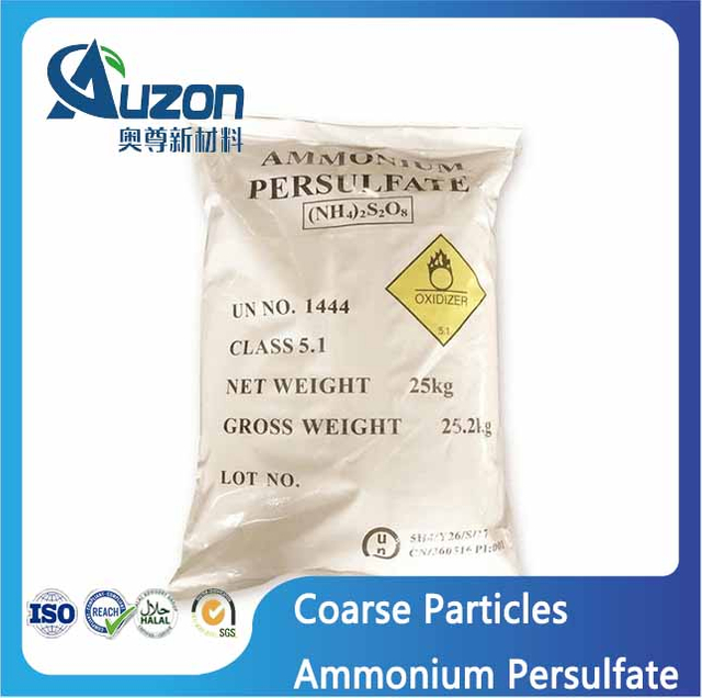 Persolfato di ammonio con particelle grossolane